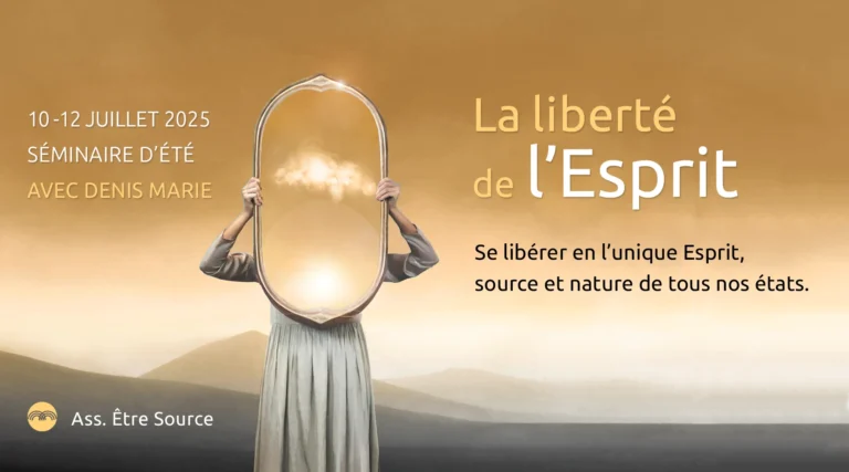 Séminaire d&rsquo;été avec Denis Marie du 10 au 12 juillet 2025